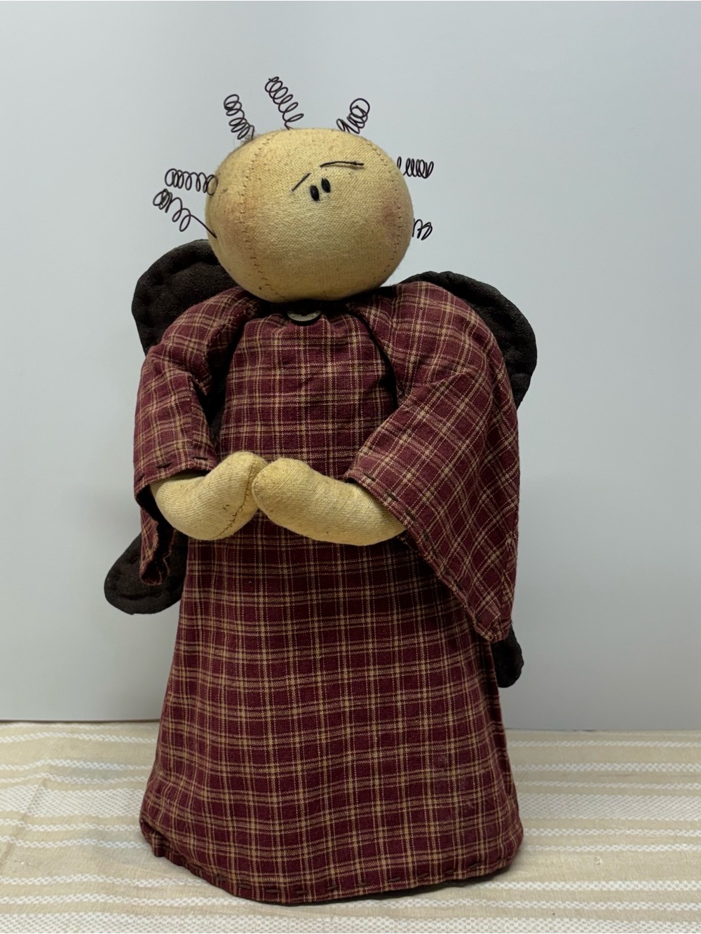 Honey and Me Primitive Angel Doll Holiday Country Retired